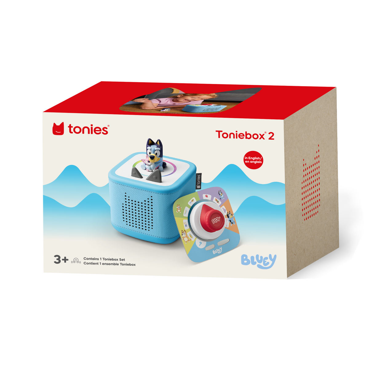 Tonies - Bluey Toniebox 2 Play Set - Sky Blue - Electronics