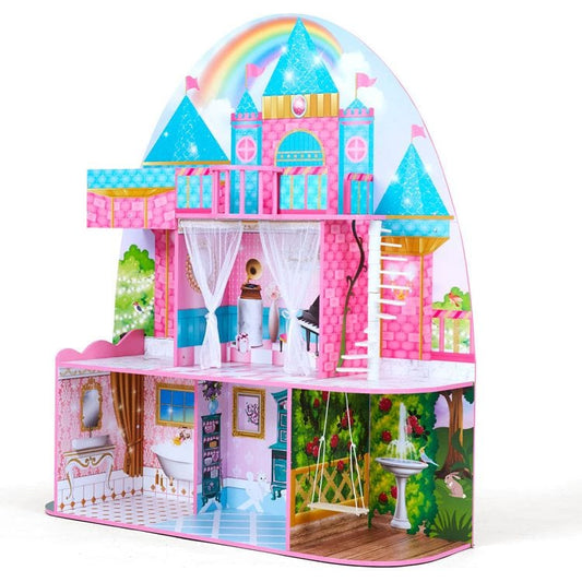 Teamson Kids - Olivia's Little World Princess Castle Dollhouse for 12" Dolls - Dolls