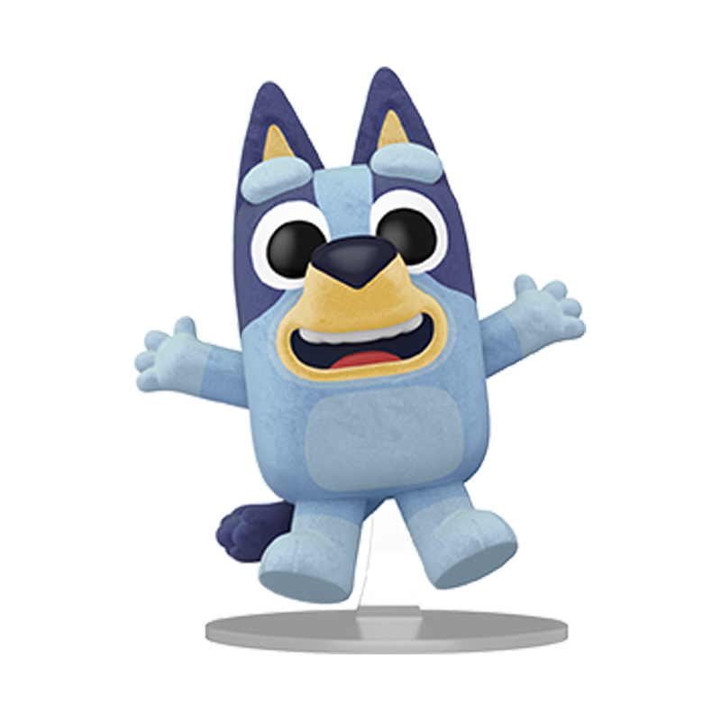 Funko - Pop! Bluey Jumping (Flocked) - World of Funko