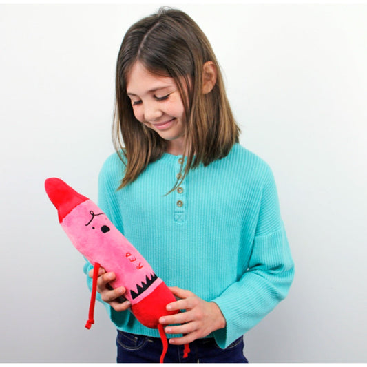 MerryMakers - The Day the Crayons Quit Plush - Red - Plush