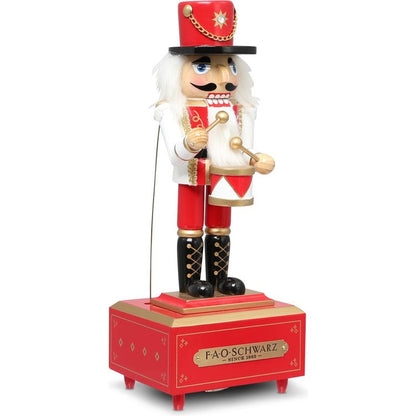 FAO Schwarz - 12 Inch Musical Wooden Nutcracker Prince - Holiday