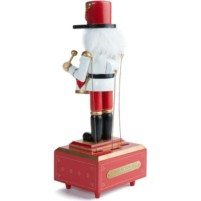 FAO Schwarz - 12 Inch Musical Wooden Nutcracker Prince - Holiday