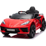 Freddo - 12V Corvette C8 1-Seater Ride On Car - Red - Outdoor