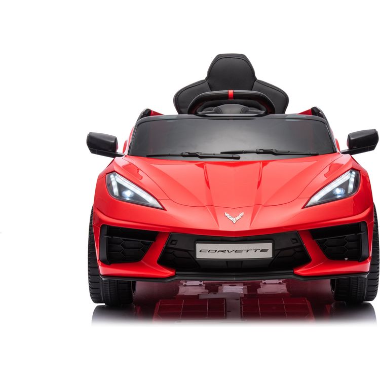 Freddo - 12V Corvette C8 1-Seater Ride On Car - Red - Outdoor