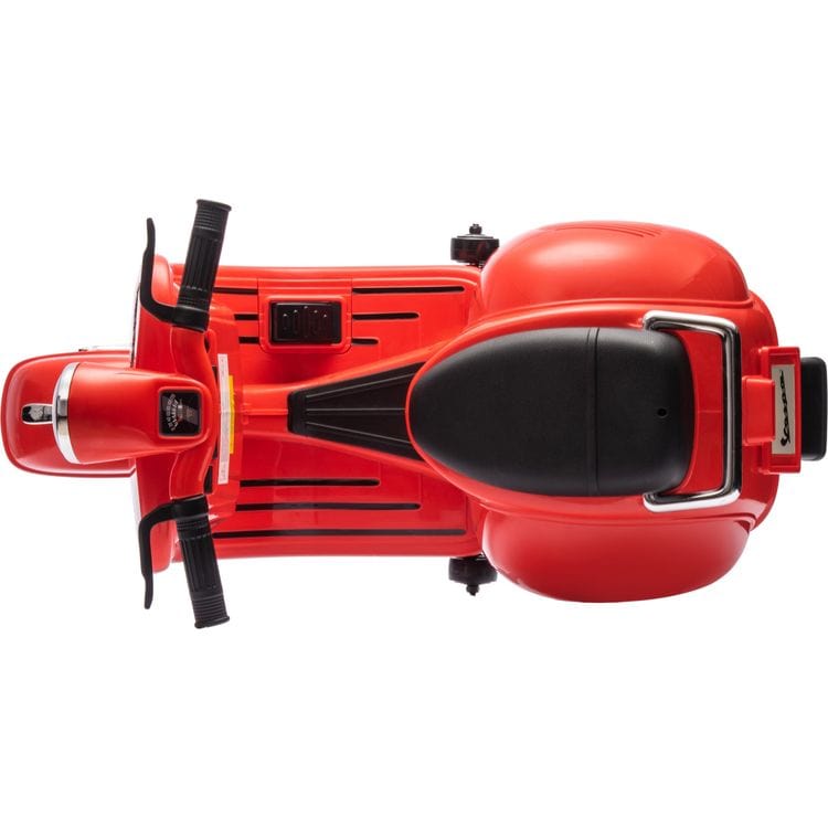 Freddo - 12V Vespa Electric Ride-On Scooter - Red - Outdoor