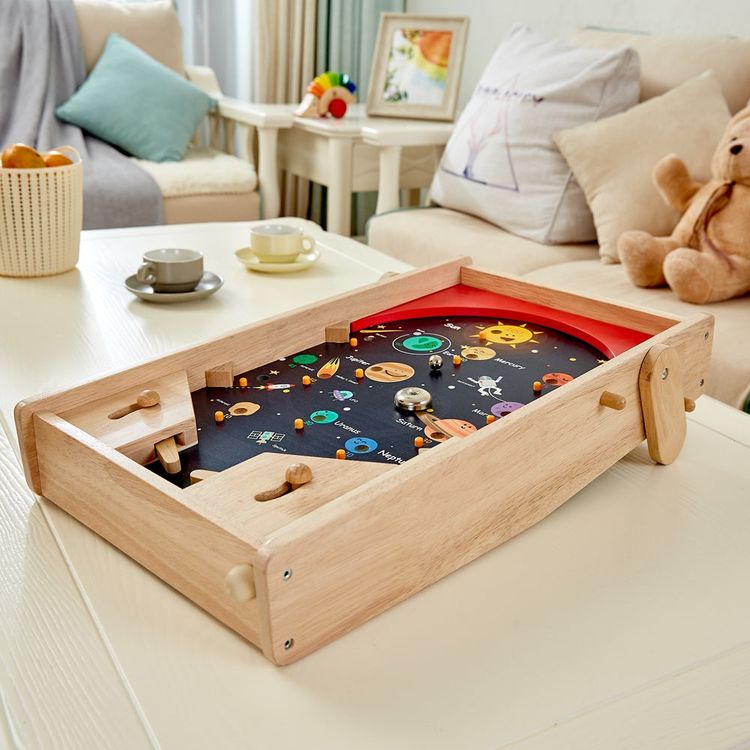 Hape - 2 in 1 Tabletop Game: Pinball & Soccer - Preschool