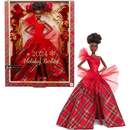 Barbie - 2024 Barbie Holiday Doll - Black Hair - World of Barbie