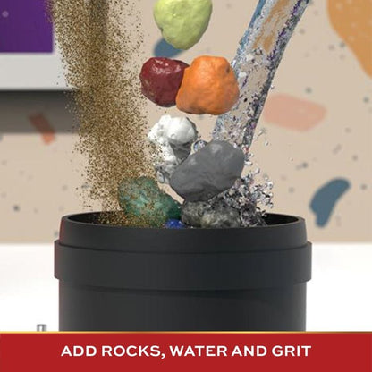 FAO Schwarz - 22 Piece Professional Rock Tumbler with Clay & Gemstones - STEM