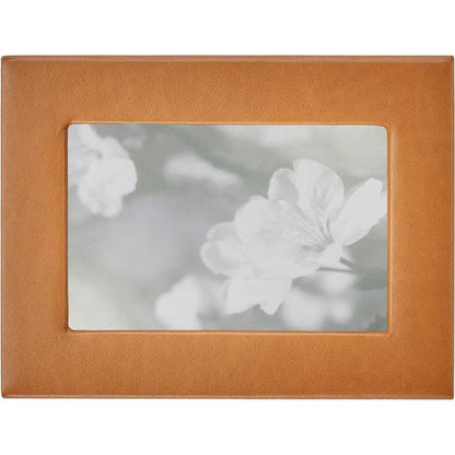 Graphic Image - 4" x 6" Leather Studio Frame - Tan - Trend Accessories