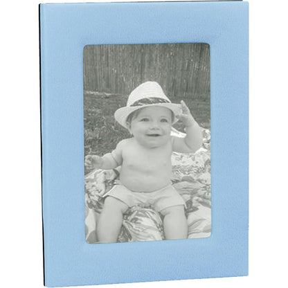 Graphic Image - 5" x 7" Leather Studio Frame - Light Blue - Trend Accessories