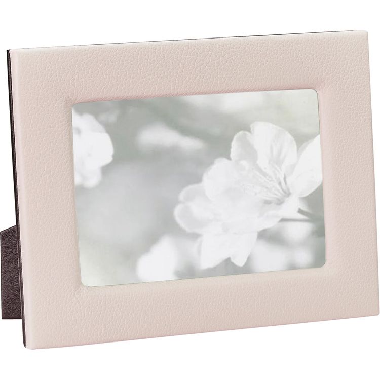 Graphic Image - 5" x 7" Leather Studio Frame - Light Pink - Trend Accessories