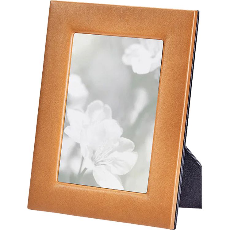 Graphic Image - 5" x 7" Leather Studio Frame - Tan - Trend Accessories