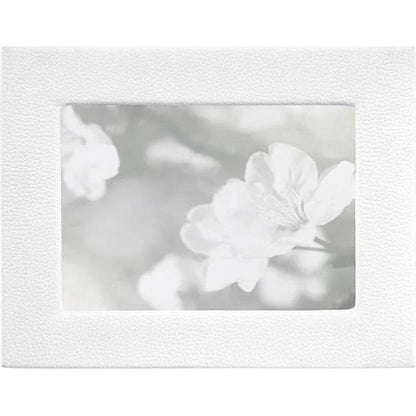 Graphic Image - 5" x 7" Leather Studio Frame - White - Trend Accessories