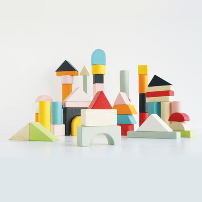Le Toy Van - 60 Piece Colourful Building Blocks - Preschool