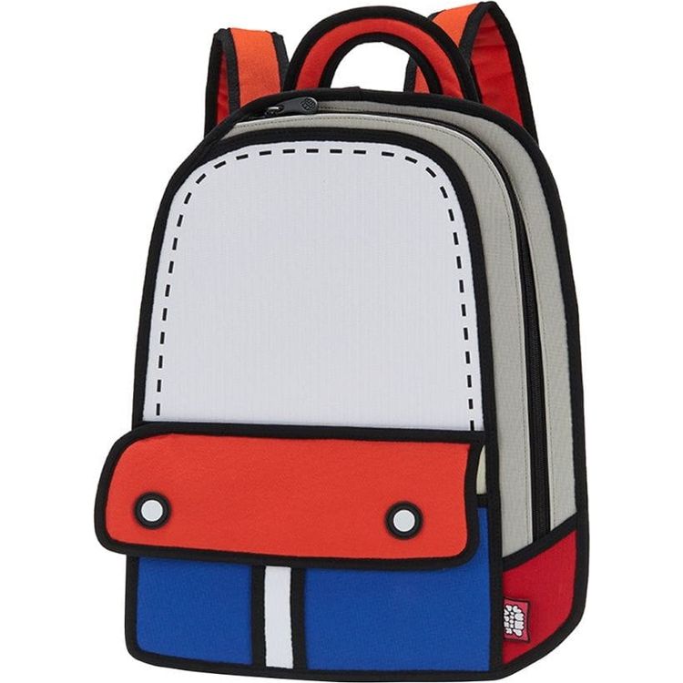 Jump From Paper - Adventure Backpack - Red - Trend Accessories