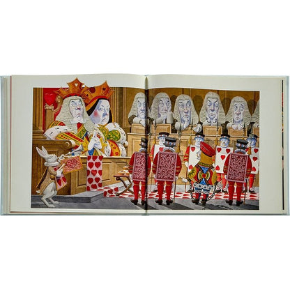 Graphic Image - "Alice's Adventures in Wonderland" Book in Ice Bonded Leather - Books