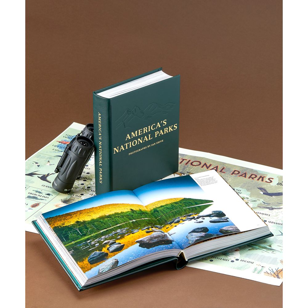 Graphic Image - America's National Parks Book Leather Edition - Books