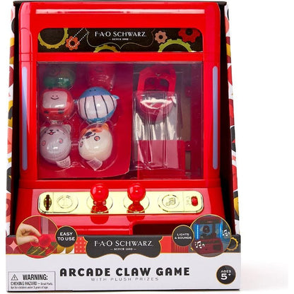 FAO Schwarz - Arcade Claw Game with Plush Prizes - STEM