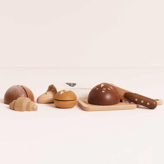 Le Toy Van - Artisan Bread and Knife Pretend Play Set - Preschool