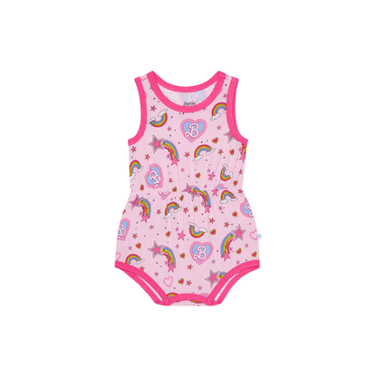 Posh Peanut - Barbie Star Power - Kids Varsity Bubble Romper - World of Barbie