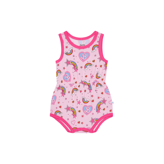 Posh Peanut - Barbie Star Power - Kids Varsity Bubble Romper - World of Barbie
