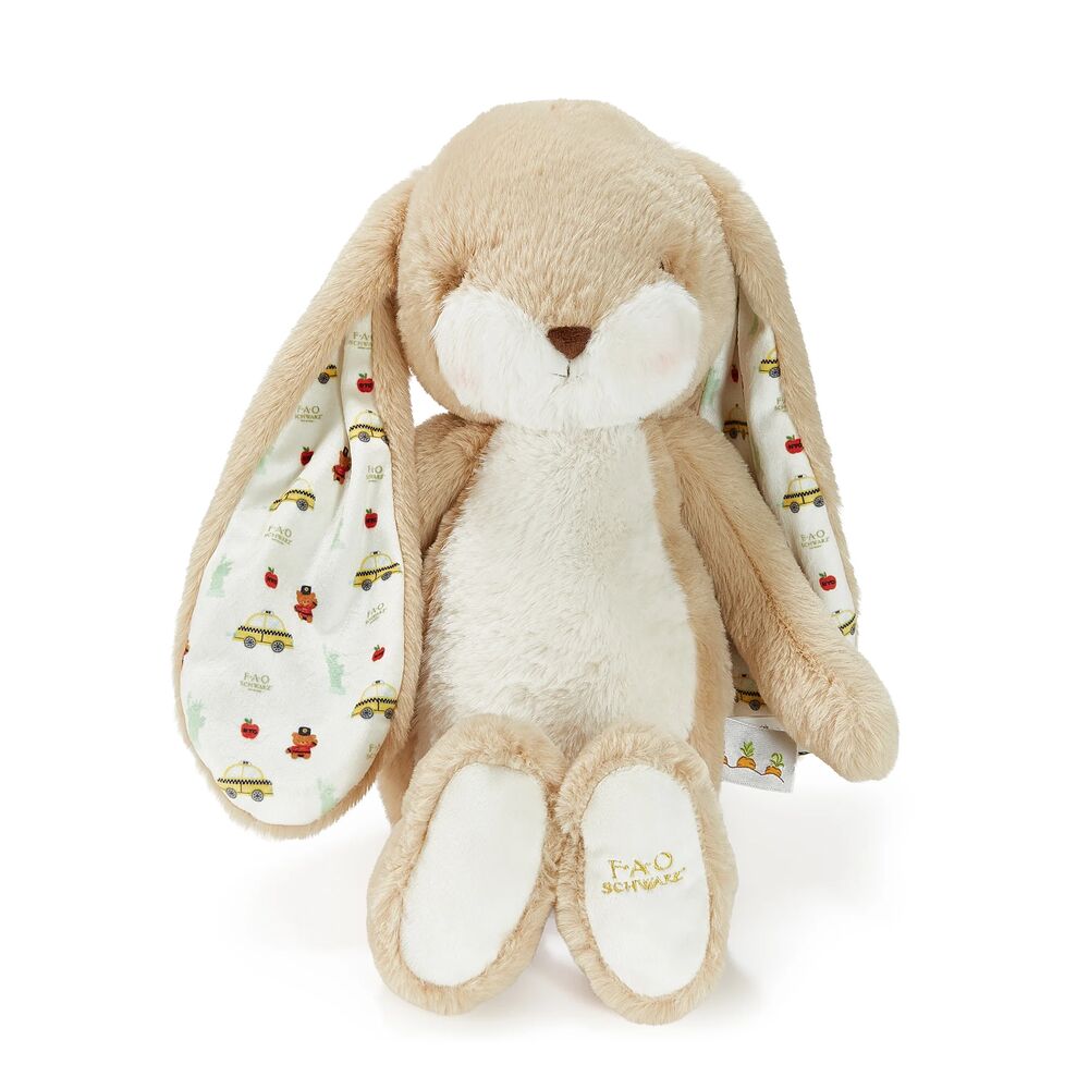 Bunnies By The Bay - Big Apple NYC - FAO Schwarz Sweet 16" Floppy Nibble Bunny Plush - Plush