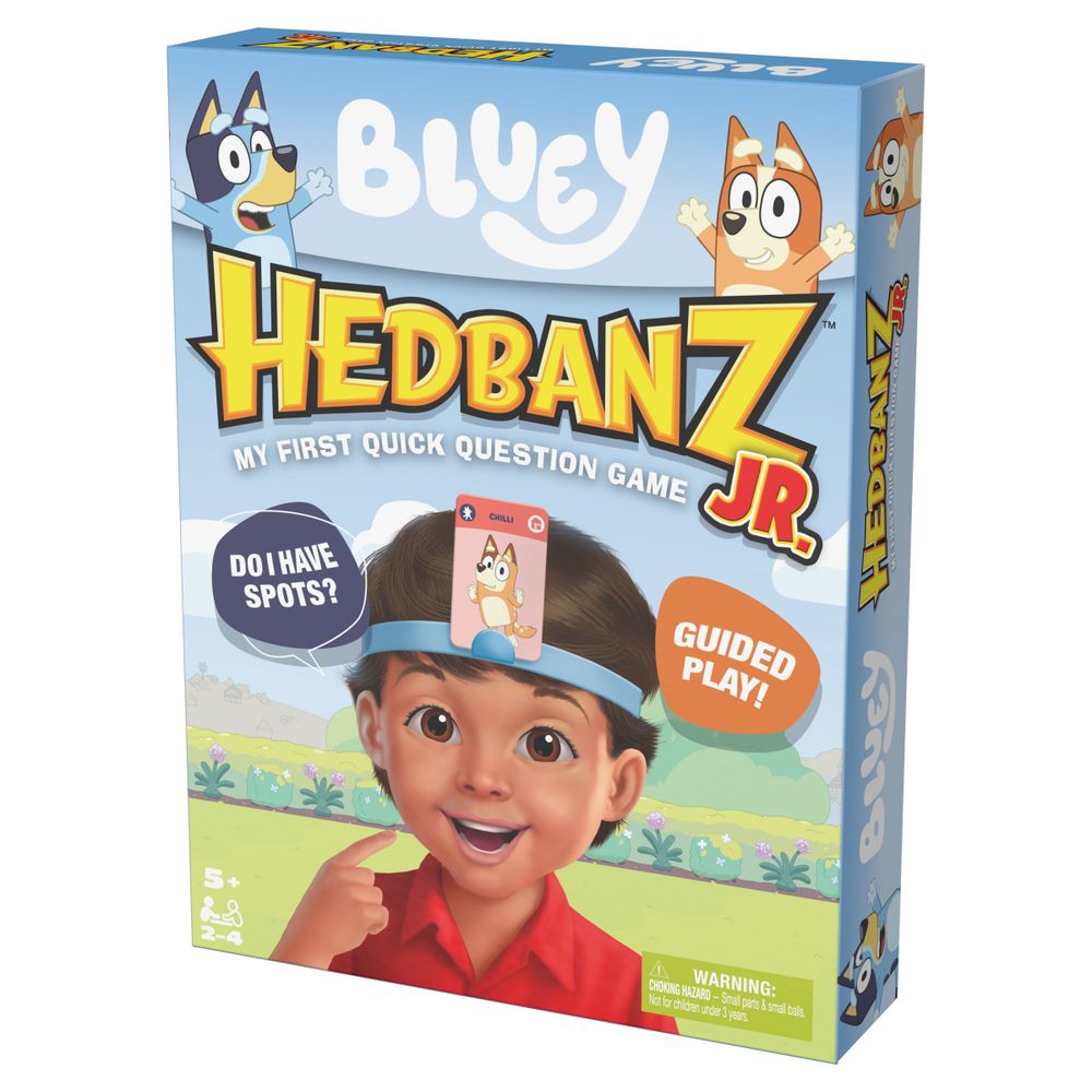 Bluey - Bluey Hedbanz Jr. Picture Guessing Card Game - World Of Bluey