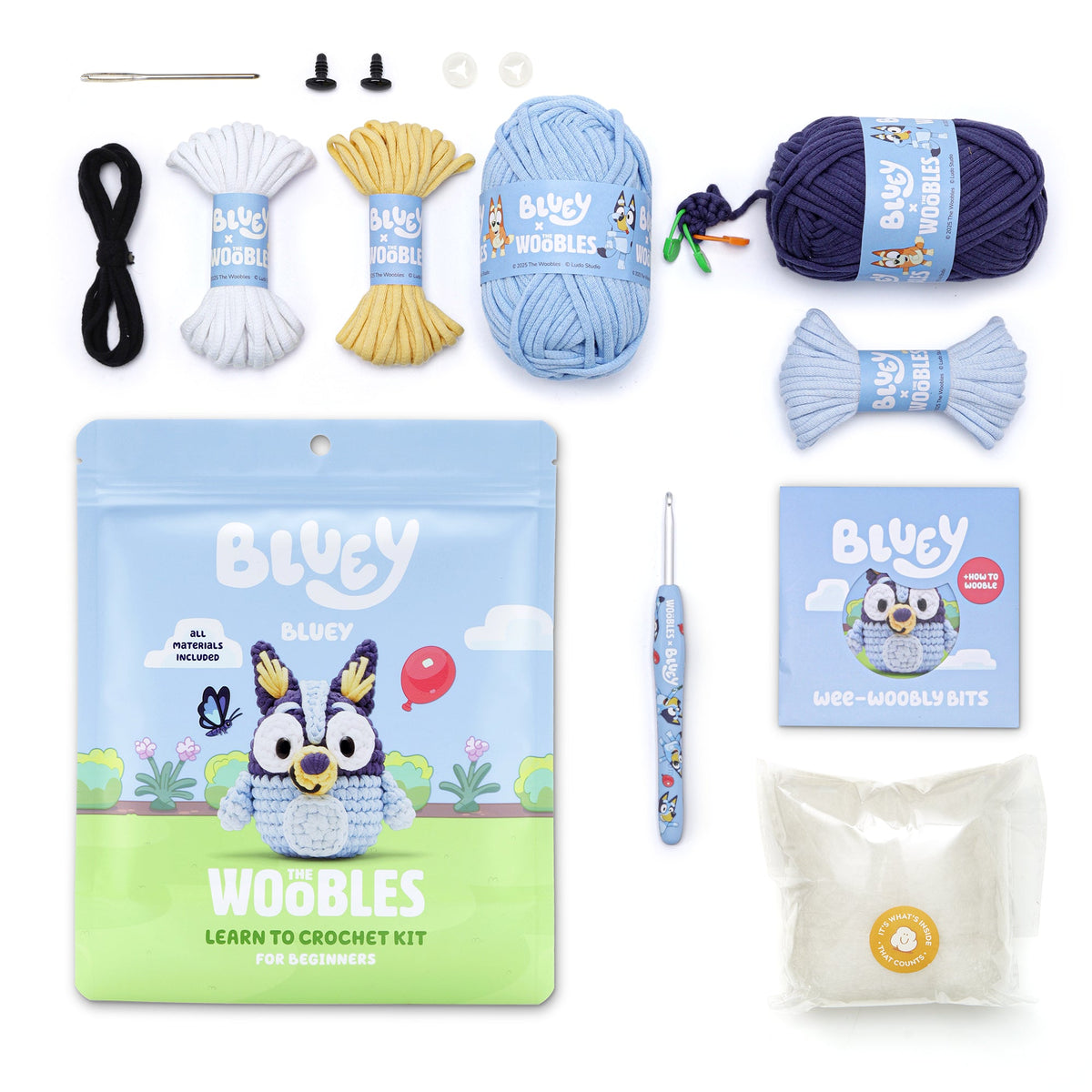 The Woobles - Bluey Learn to Crochet Kit - Creativity
