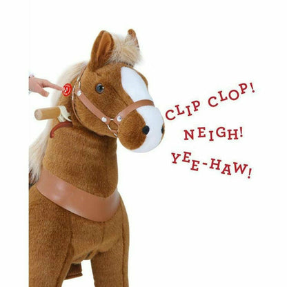 PonyCycle, Inc. - Brown Model U Ride-On Horse - 3-4 Years - Plush