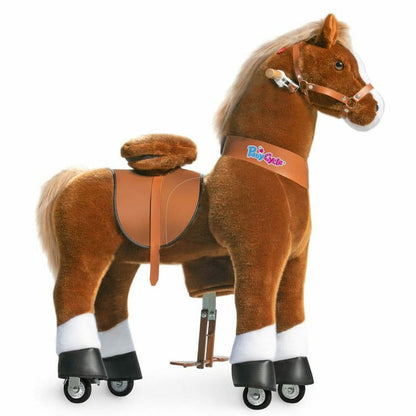 PonyCycle, Inc. - Brown Model U Ride-On Horse - 7+ Years - Preschool