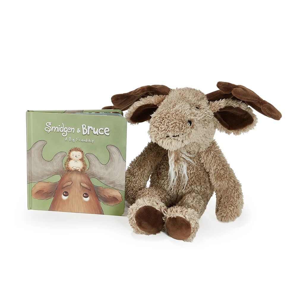 Bunnies By The Bay - Bruce the Moose Plush & A Big Friendship Book Bundle - Infants