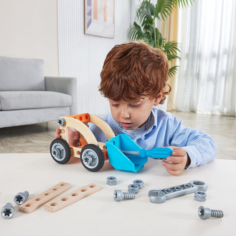 Hape - Build 'n' Drive Car Set - STEM