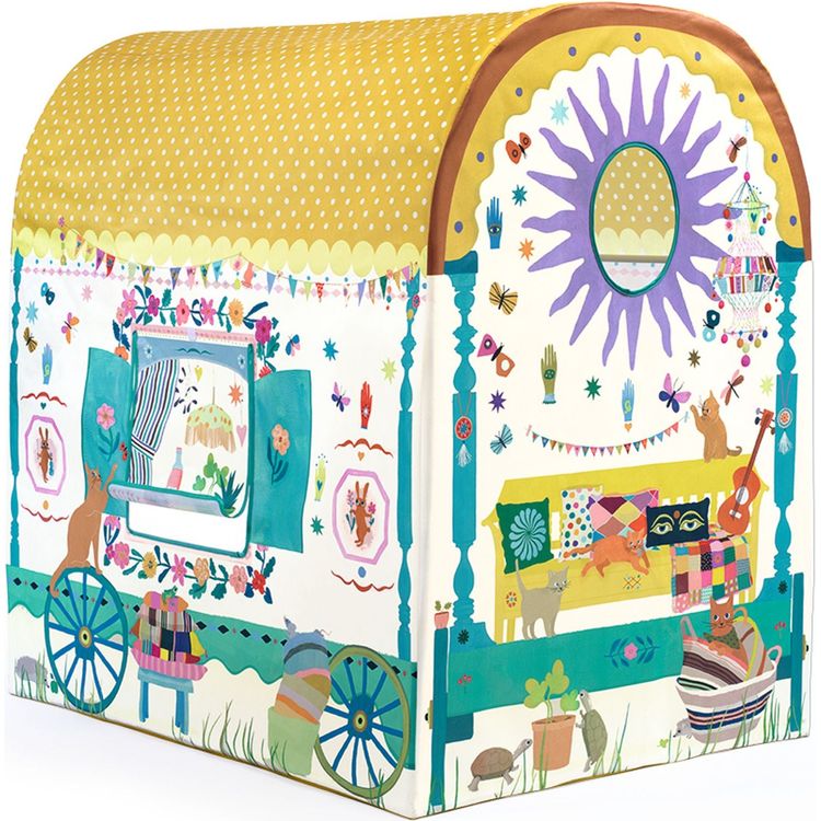 Djeco - Caravan Playhouse Tent - Preschool