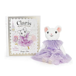Claris - The Chicest Mouse in Paris™ - Claris The Mouse: The Secret Crown & Oh La La Lilac Plush Book Bundle - Infants
