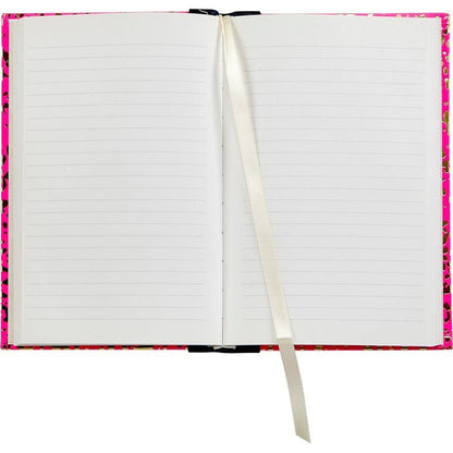 Graphic Image - Composition Notebook in Neon Pink/Gold Leather - Books