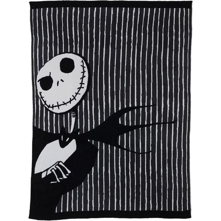 Barefoot Dreams - CozyChic Disney Jack Skellington Throw - Trend Accessories