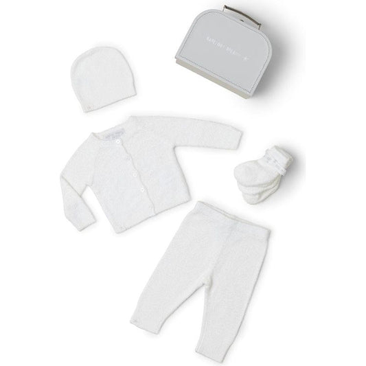 Barefoot Dreams - Cozychic Lite Classic Newborn Set - Pearl - Infants