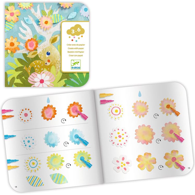 Djeco - Create with Paper Craft Kit - Creativity