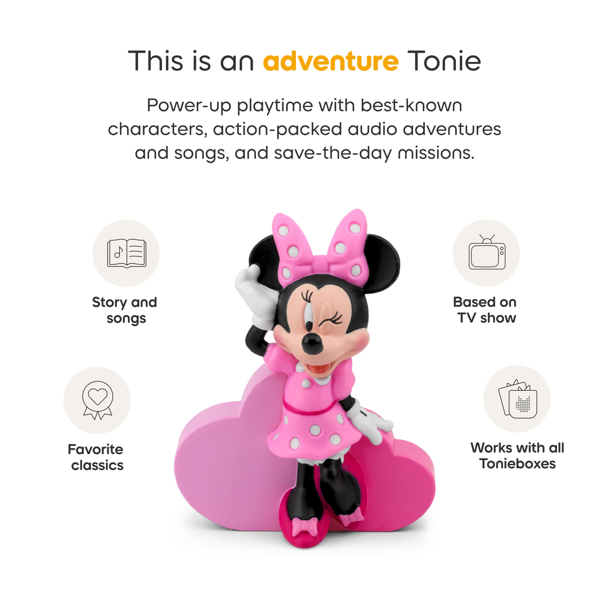 Tonies - Disney Minnie Mouse Clubhouse Tonie - Electronics