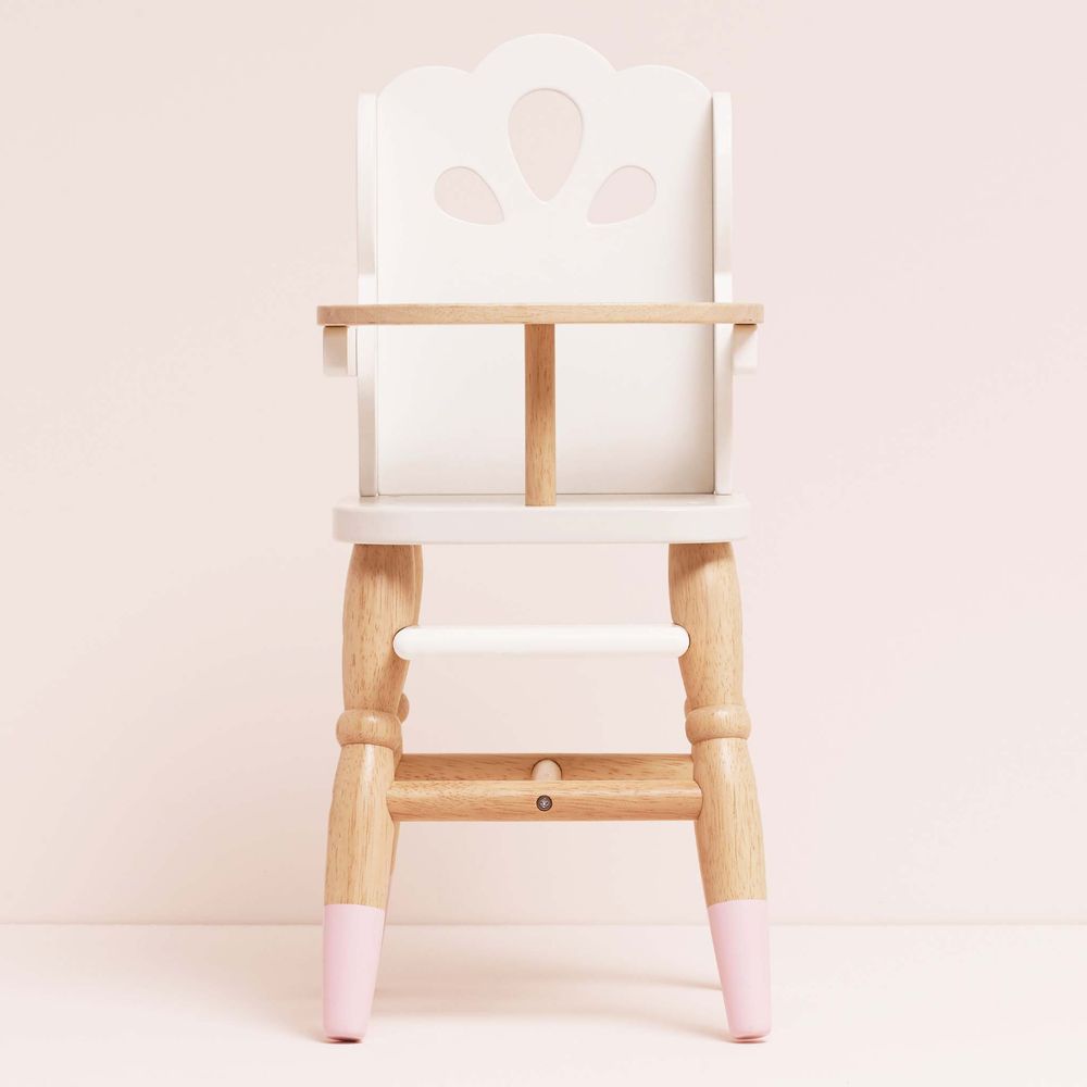 Le Toy Van - Doll Wooden High Chair - Preschool