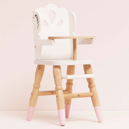 Le Toy Van - Doll Wooden High Chair - Preschool