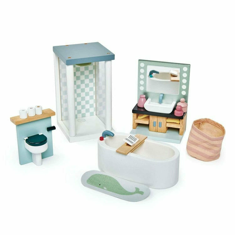 Tender Leaf Toys - Dollhouse Bathroom Furniture - Dolls