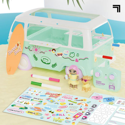 Sharper Image - Doodle Sweets Shop Customizable RC Van - Vehicles