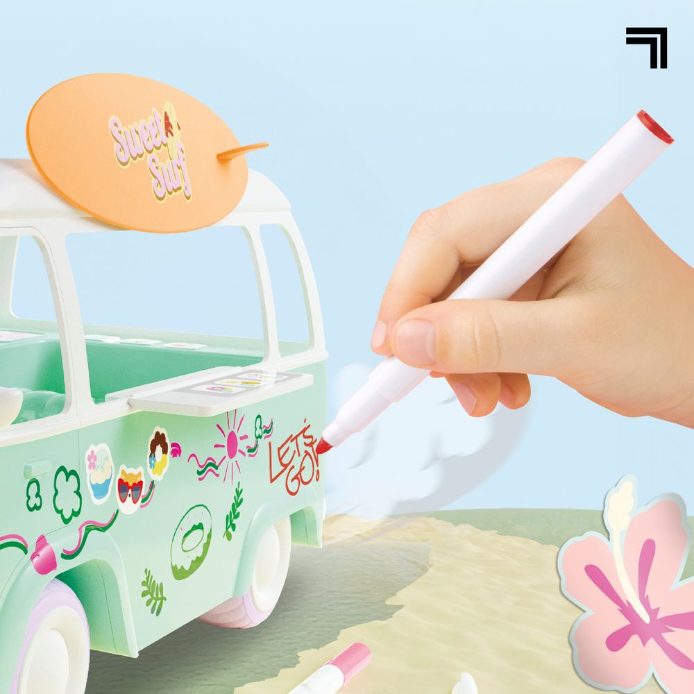 Sharper Image - Doodle Sweets Shop Customizable RC Van - Vehicles