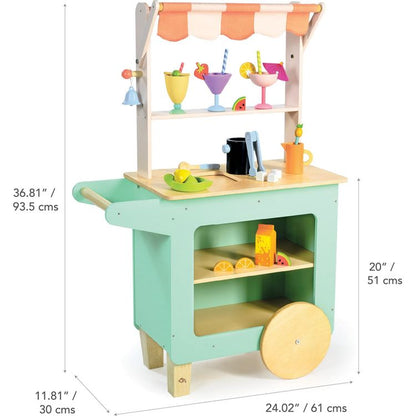 Tender Leaf Toys - Drinks Trolley - Preschool