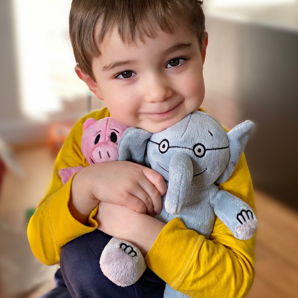Yottoy - Elephant & Piggie Plush Pair - Plush