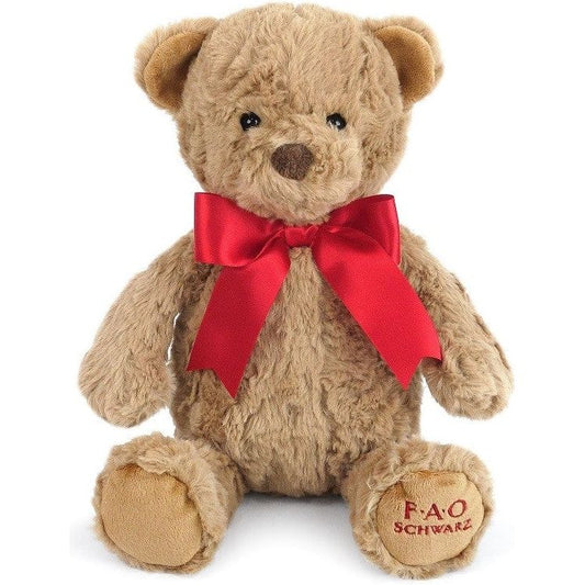 FAO Schwarz - FAO Exclusive Bear with Red Bow - Plush