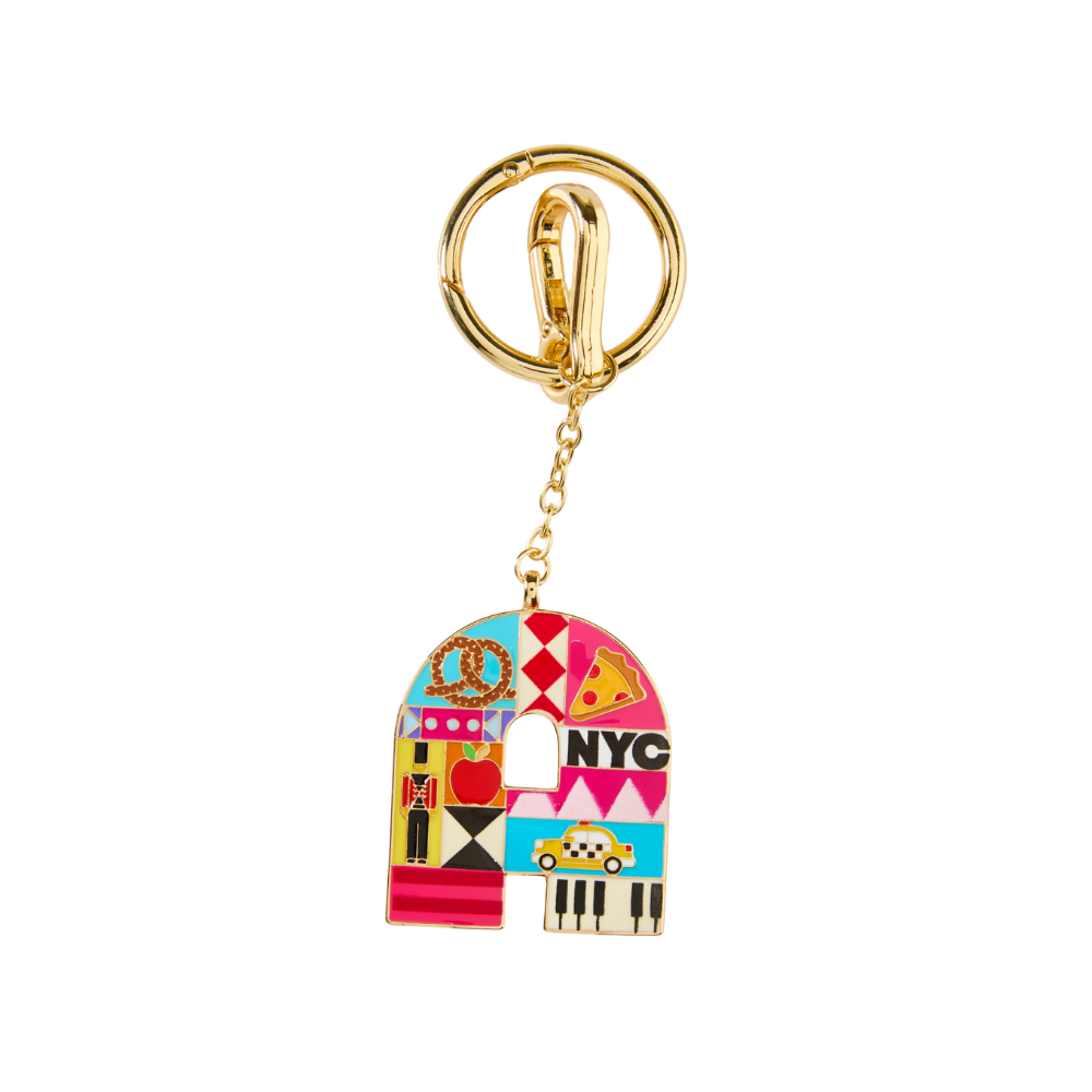 FAO Schwarz - FAO Initial Keychain - A - Souvenirs