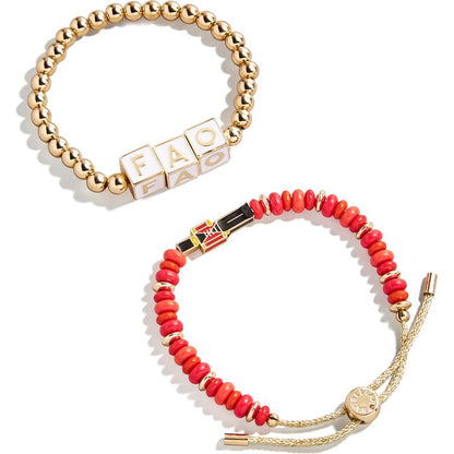 Minibar by BaubleBar - FAO Schwarz Red Pouch with Jewelry Set - Trend Accessories