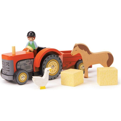 Tender Leaf Toys - Farmyard Tractor Toy - Preschool